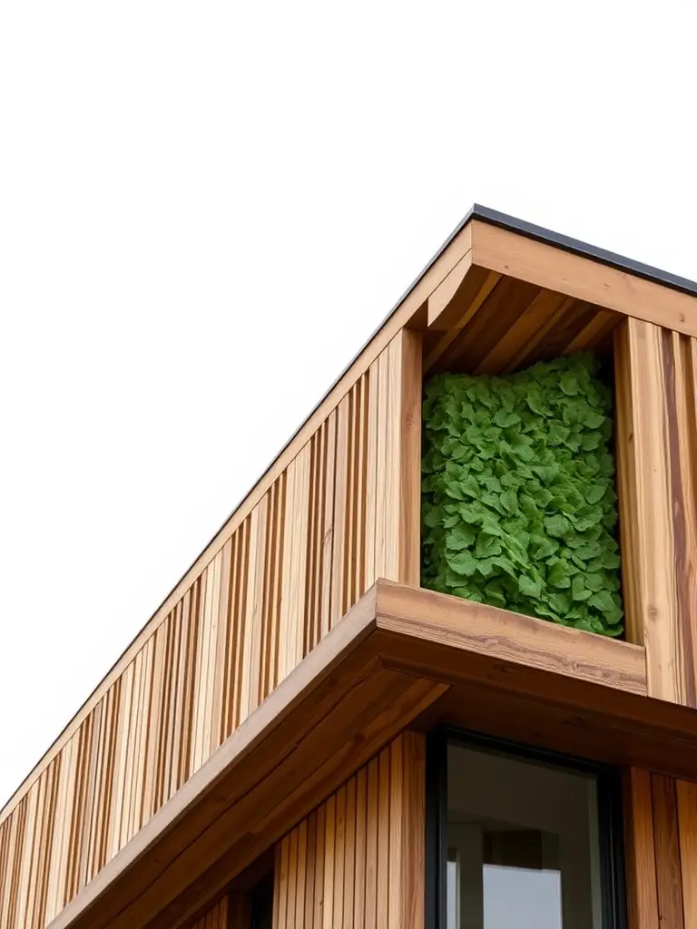 A close-up shot of Atlas's sustainable facade solution, showcasing its eco-friendly materials and innovative design.